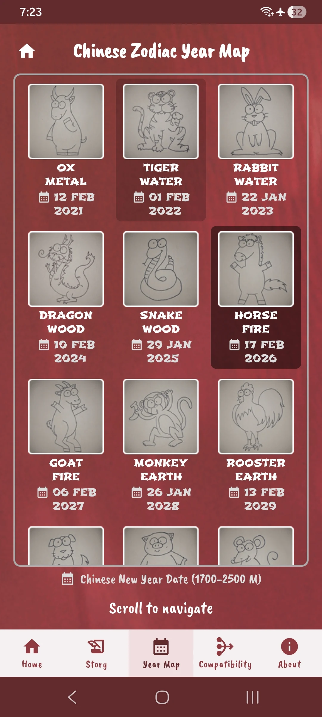 Chinese Zodiac Calculator screenshot