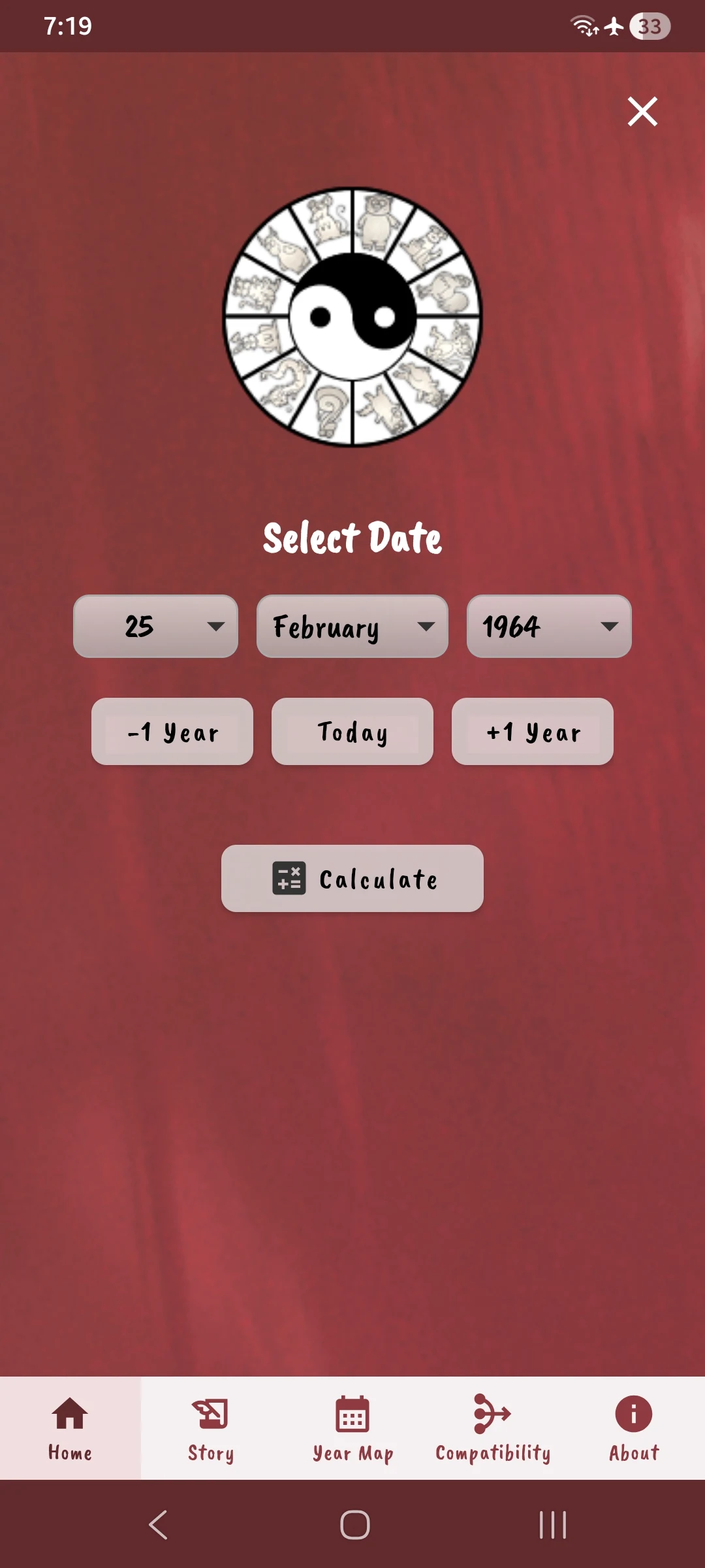 Chinese Zodiac Calculator screenshot