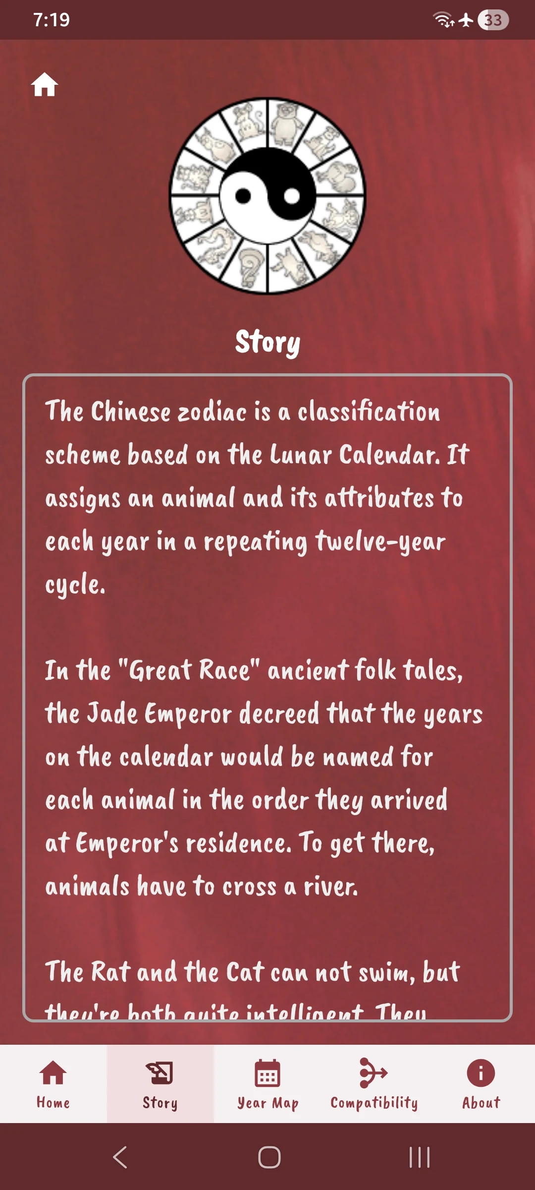 Chinese Zodiac Calculator screenshot